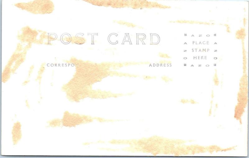 RPPC  MOSCOW, ID Idaho 2 Postcards: Administration Bldg & CAMPUS STEPS c1930s