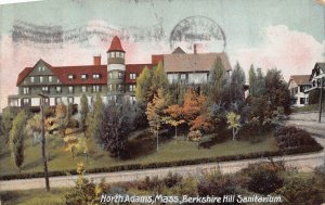 NORTH ADAMS MASSACHUSETTS~BERKSHIRE HILLS SANITORIUM-1908 POSTCARD