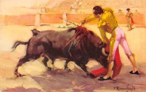 Estocada Tarjeta Postal Bullfighting Unused 