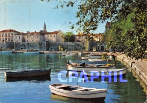 Postcard Modern Yougosloavie Budva Boat