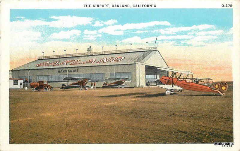 Airport GARLAND CALIFORNIA Pacific Novelty postcard 11437