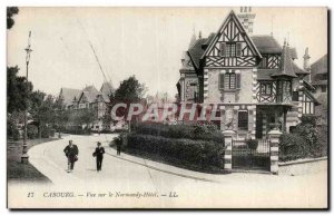 Old Postcard Cabourg View Normandy Hotel