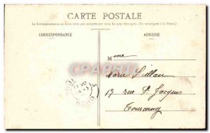 Postcard Old National Vocational School & # 39Armentieres Entree of & # 39ecole