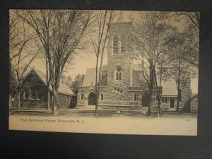 SOMERVILLE NJ First Reformed Church c1905 Postcard