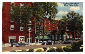 Postcard BUILDING SCENE Glens Falls New York NY AP2343