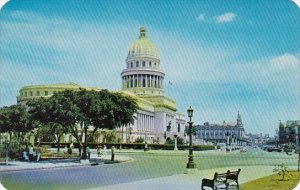 Cuba Havana Capitol Building and Marti Boulevard