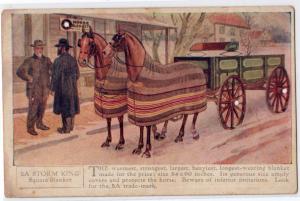 5A Storm king Square Blanket - Horse Blanket