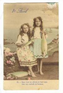 RP, Two Girls Posing With Fish On Their Hands, 20-40s