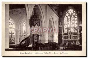 Orbec en Auge - Interior of & # 39Eglise Notre Dame - Old Postcard