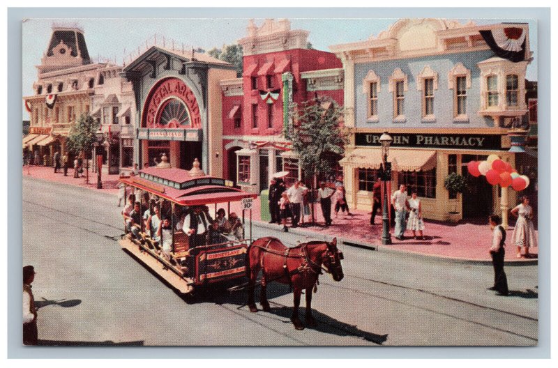 3 Disneyland Upjohn Company Postcards Lot of 3 Advertising Interior Main Street