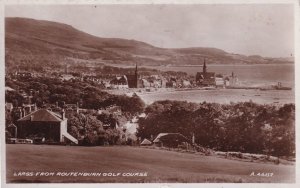 Routenburn Golf Course Scottish Real Photo Old Postcard