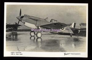ac1032 - Aircraft - Curtiss Tomahawk  Reg.No.AH762 - postcard by Flight