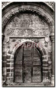 Modern Postcard Espalion The portal of & # 39eglise Romane Persian