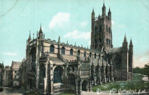 Vintage Postcard 1910's Gloucester Cathedral Church of St. Peter England UK