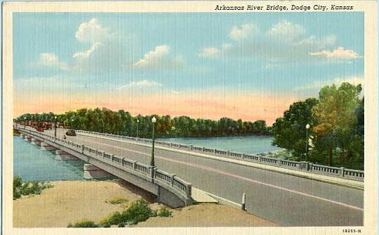 KS - Dodge City, Arkansas River Bridge