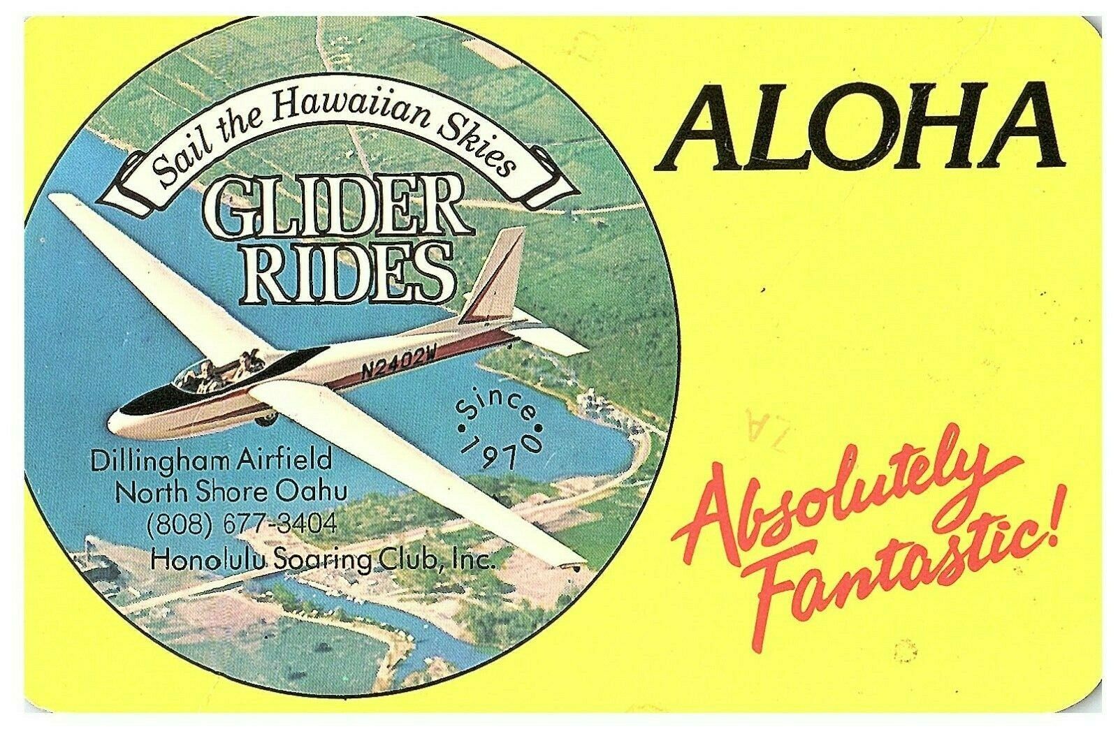 Glider Rides Dillingham Airfield North Shore Sail Hawaiian Skies