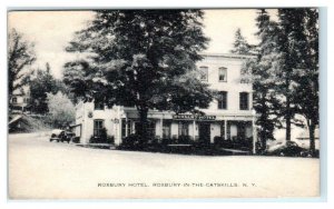 ROXBURY in the CATSKILLS, New York NY ~ ROXBURY HOTEL c1930s Roadside Postcard