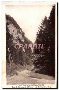 Old Postcard Surroundings of Champagnole Route Champagnole has Nozeroy The pa...