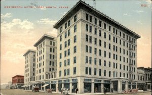 Fort Worth Texas Westbrook Hotel c1900-20s Vintage Postcard