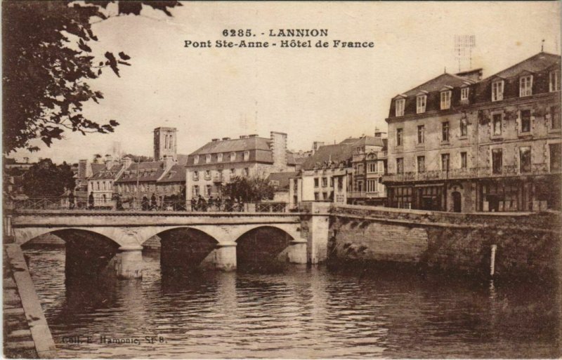 CPA LANNION Pont Sainte-Anne - Hotel de France (1147996)