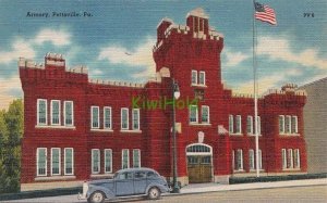 Postcard Armory Pottsville PA