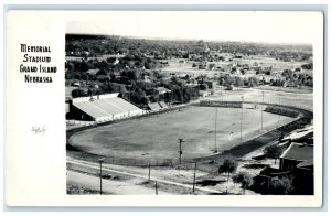 c1930's Memorial Stadium Grand Island Nebraska NE RPPC Photo Vintage Postcard