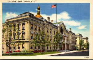 New Jersey Trenton State Capitol Building 1946 Curteich