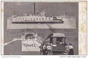 Massachusetts Through The Tunnel From East Boston 1906