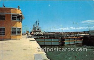 Dwight D Eisenhower Lock Postcard