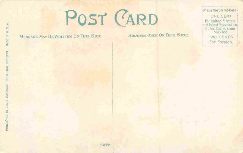 Fire Boat George H Williams Portland Oregon 1910c postcard