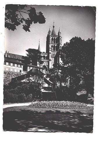 Photograph, Pacette Ruchonnet, Cathedral Lausanne, Switzerland, Used