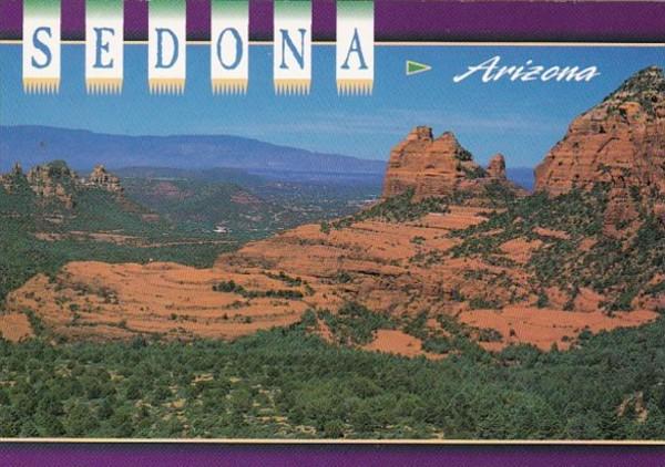 Arizona Sedona Oak Creek Canyon View From Schnebly Hill