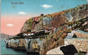 Gibraltar Europa Point Vintage Postcard C117