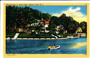 ASBURY PARK NJ - Wanamassa on Deal Lake - 1955