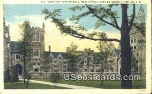 Dormitory Quadrangle, Duke University in Durham, North Carolina