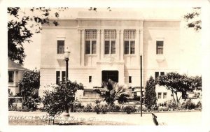 RPPC Veterans Memorial Bldg - Vallejo, CA c1930s Vintage Photo Postcard