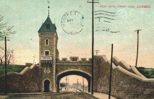 Canada Kent Gate Front View Quebec Vintage Postcard 03.68