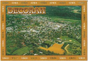 Aerial View Decorah Iowa  4 by 6