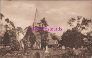 Buckinghamshire Postcard - Stoke Poges Church  RS38342