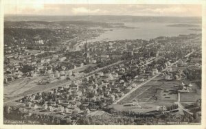 Sweden Sundsvall Flygfoto RPPC 07.04