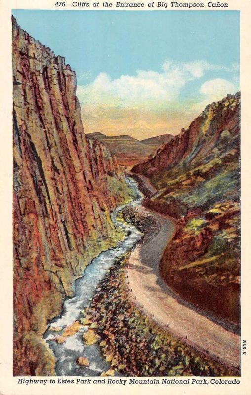 Group Of 8 Estes Park Colorado Rocky Mt Park Antique Postcards K32086