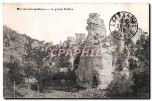 Montpellier Old Postcard The Great Sphinx