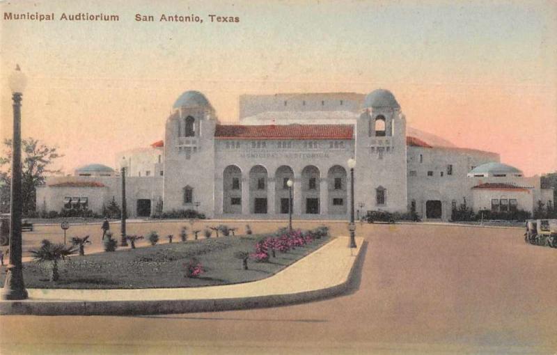 San Antonio Texas Municipal Auditorium Vintage Postcard JA4741648