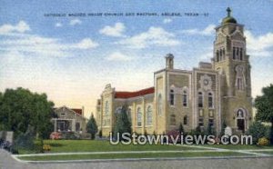 Catholic Sacred Heart Church & Rectory - Abilene, Texas