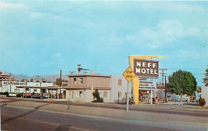 NM, Las Cruces, New Mexico, Neff Motel, Dexter Press No 896-C