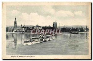 Germany Germany etwille a Rhein mit Burg Krass (boat ship)