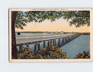 Postcard Nine Mile At Lake Worth Texas USA