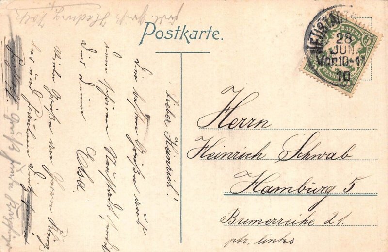 A168 Germany 1910 Neustadt ad Haardt General View vintage postcard