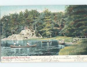 Pre-1907 WATER SCENE Kennebunkport Maine ME A0762