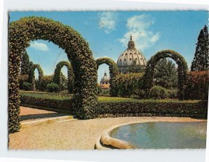 Postcard Vatican Gardens, Vatican City, Vatican City